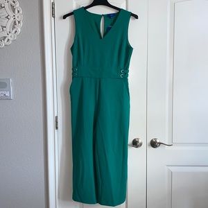 Apt. 9 Teal Wide Legged Romper with Pockets
